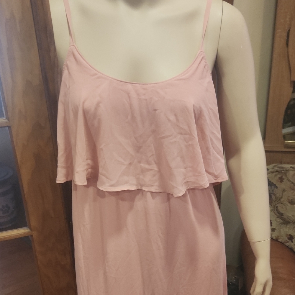 Blush Pink Caitlin Ruffle Show Me Your Mumu Dress